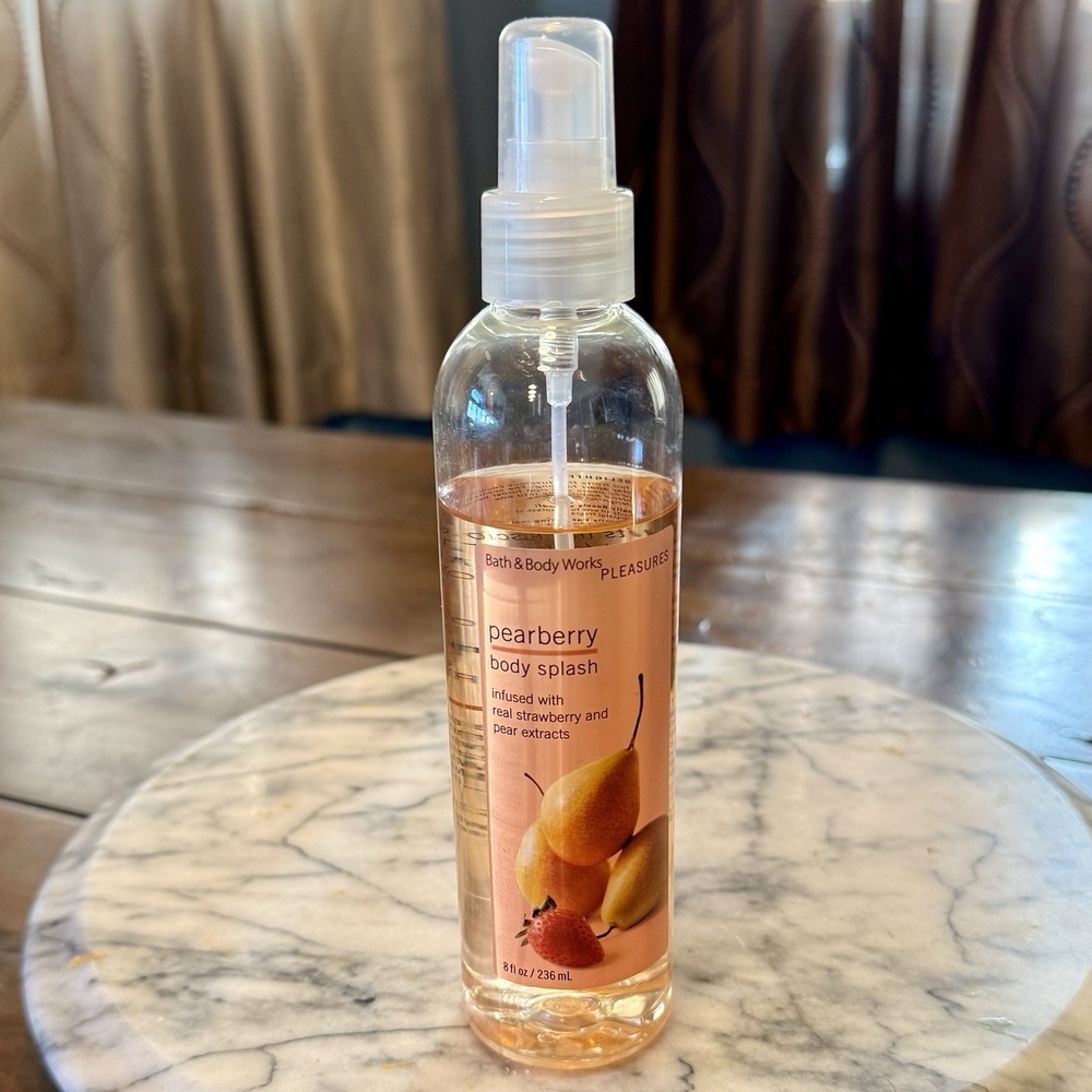Bath and Body Works Original PEARBERRY Body Splash Spray 8oz Discontinued Rare